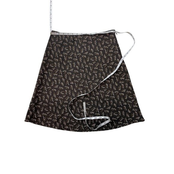 Y2K Old Navy Moody Dark Botanical Print Fall Skirt - Picture 5 of 7